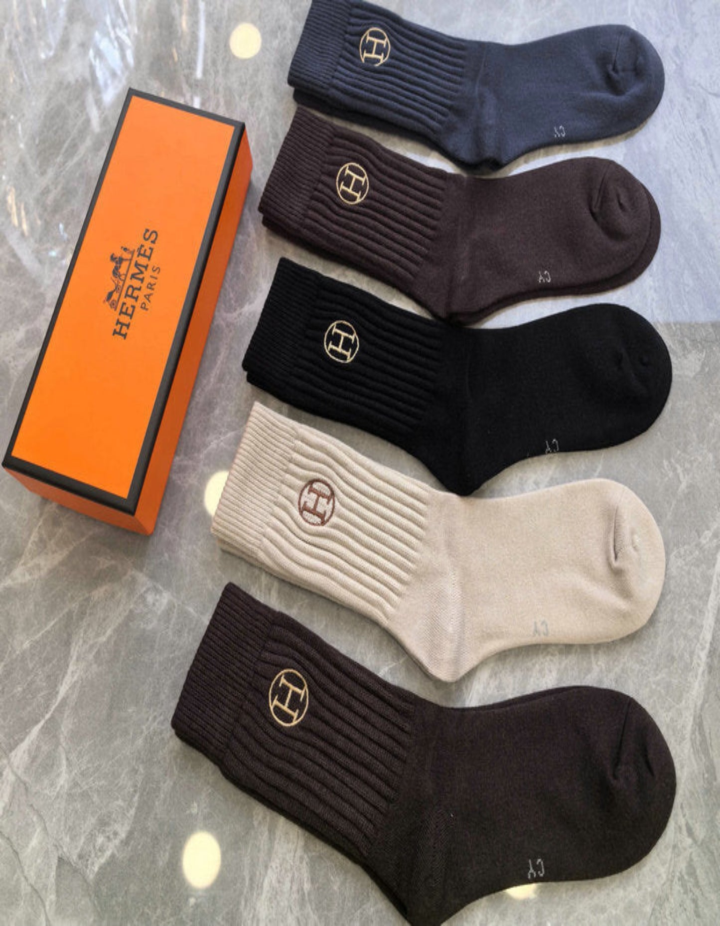 Chaussettes Hermès x5 paires