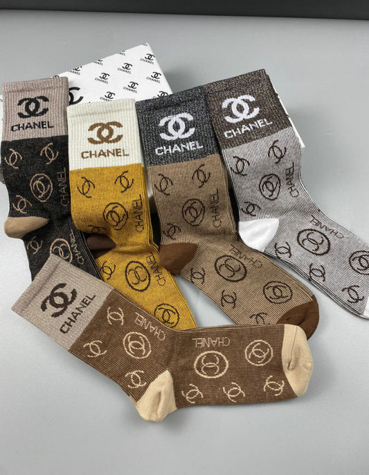 Chaussettes Chanel x5 paires