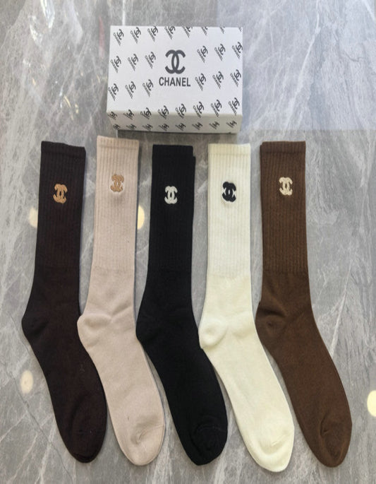 Chaussettes Chanel x5 paires