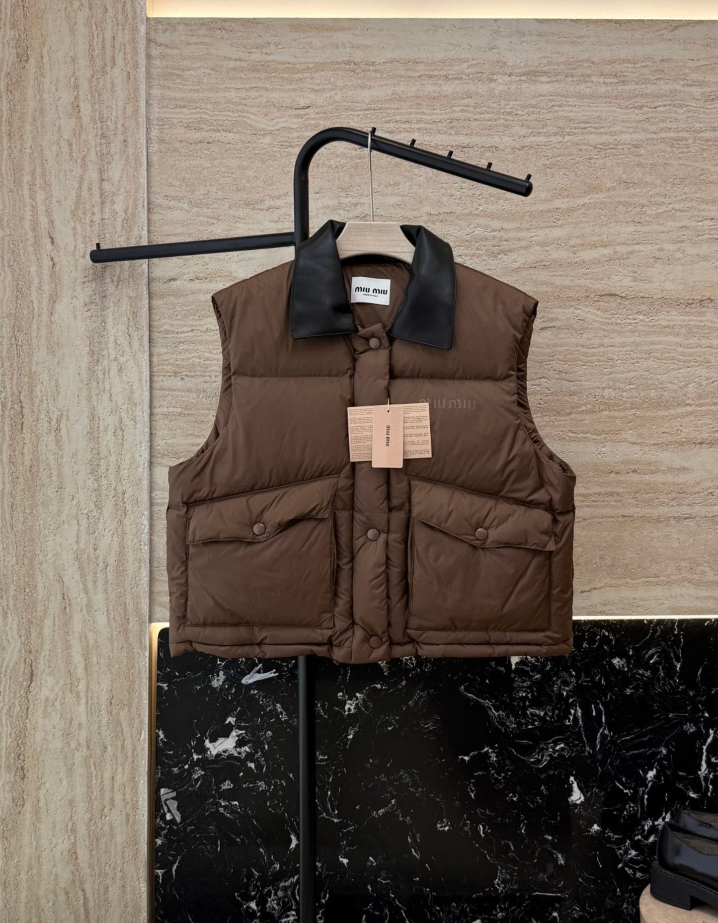 Doudoune sans manche MiuMiu