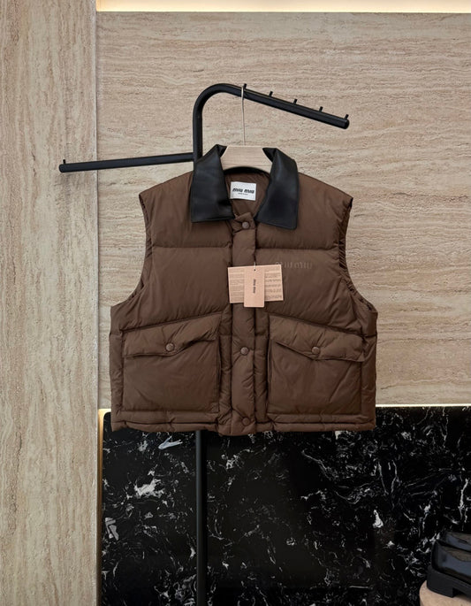 Doudoune sans manche MiuMiu